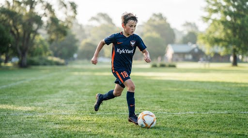 Illustrative football photograph — replace with academy photography